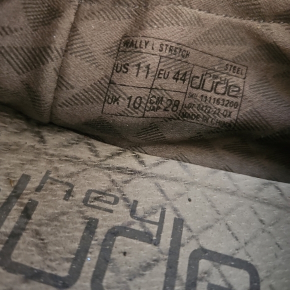 Hey Dude Men's Gray Wally L Stretch Shoe 11 - Picture 12 of 12